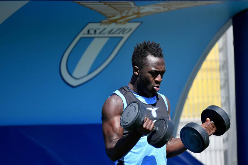 ROME, ITALY - MAY 21: Bobby Adekanye SS Lazio during the SS Lazio training session at the Formello center on May 21, 2020 in Rome, Italy. (Photo by Marco Rosi/Getty Images)