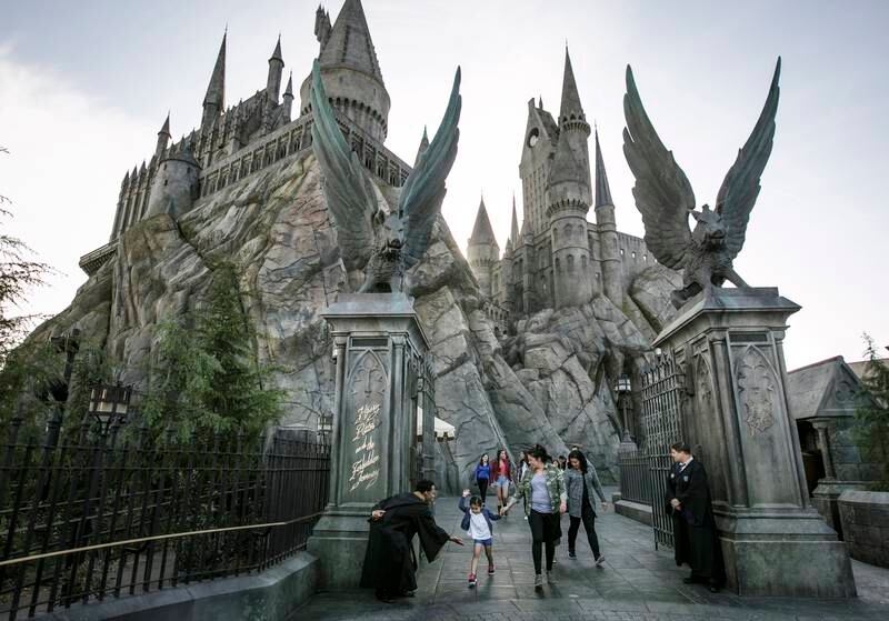 Hogwarts castle at Universal Studios Hollywood. Photo: Universal Studios 