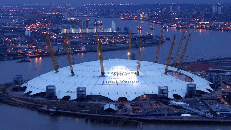 The Millennium Dome in London. AFP
