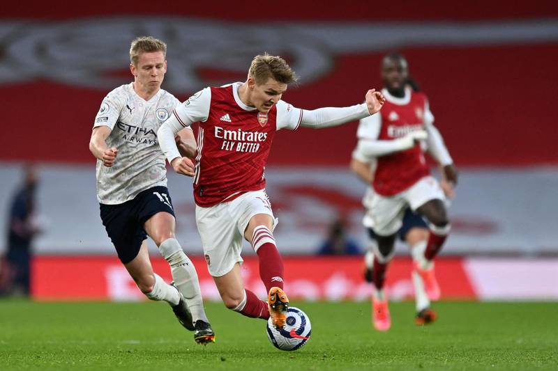 Oleksandr Zinchenko 7 – Unlike Cancelo, who seemed to only play in one direction, Zinchenko chose when to attack and when to hold. He made a number of timely clearances and looked solid on the left.  AFP