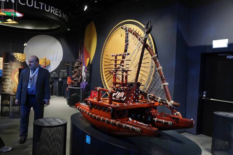 Memorabilia, sculptures, musical instruments and digital presentations from the more than 200 nations that had installations during Expo 2020 are on display at the Stories of Nations pavilion at Expo City in Dubai