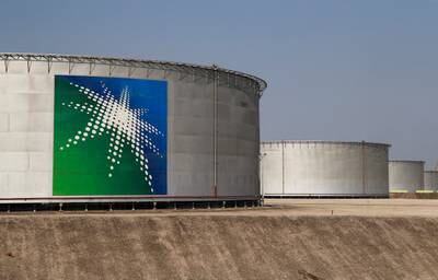 Aramco oil tanks in Abqaiq, Saudi Arabia. Reuters