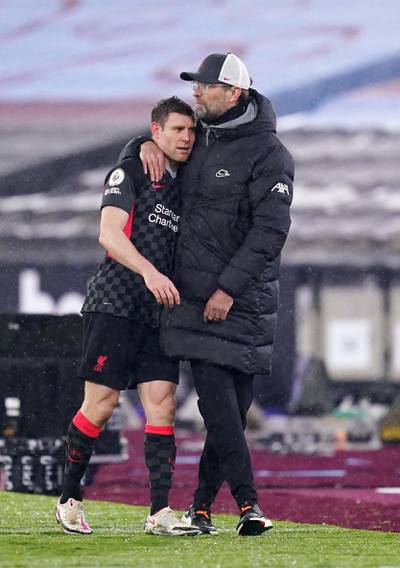 James Milner - 7. The 35-year-old put in his usual shift and was unhappy to be withdrawn just before the hour. His anger immediately turned to delight when Jones, his replacement, contributed to Salah’s opening goal. EPA