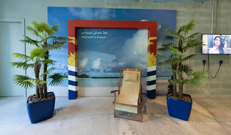 Interior of the Kiribati Pavilion, Expo 2020 Dubai. Christopher Edralin/Expo 2020 Dubai