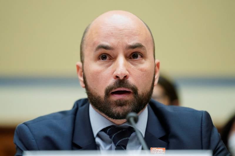 Nick Suplina, senior vice president for law and policy at Everytown for Gun Safety, speaks before the committee. Reuters