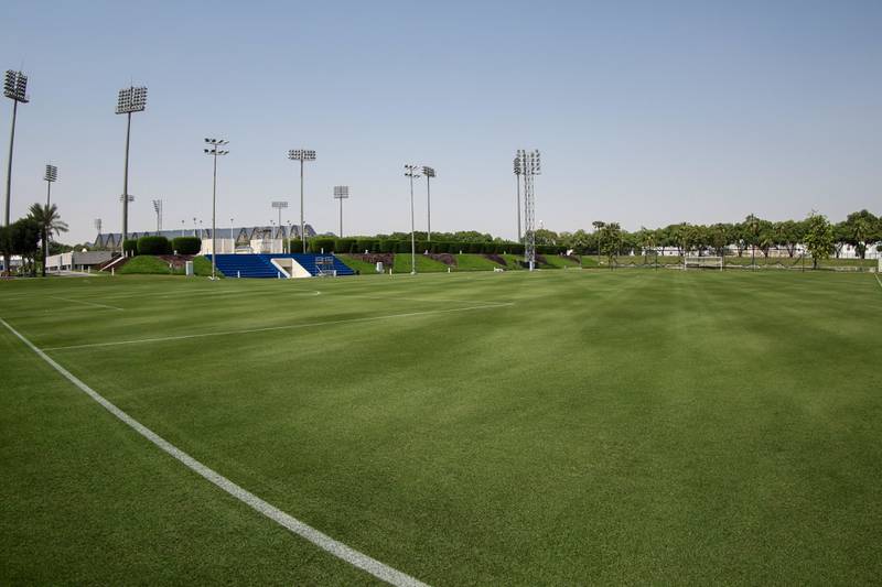 The pitch at the Aspire Academy. AFP