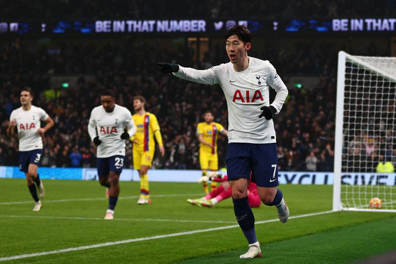 =4) Son Heung-min (Tottenham Hotspur) Eight goals in 17 games. AFP