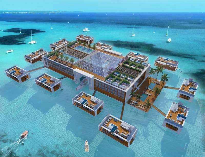 The luxury resort will have 156 rooms and suites, several restaurants, bars and a luxury spa.
