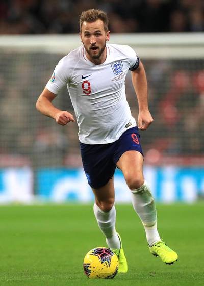 File photo dated 14-11-2019 of England's Harry Kane. PA Photo. Issue date: Tuesday March 17, 2020. Here, the PA news agency looks at the players from qualified home nations England and Wales who could now feature at Euro 2021. See PA story SPORT Coronavirus Euro 2020 Winners. Photo credit should read Mike Egerton/PA Wire.