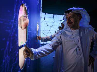 Dubai, U.A.E., February 10, 2019.  World Government Summit,  Museum of the Future.  Artificial organs of the future.Victor Besa/The NationalSection:  NAReporter: