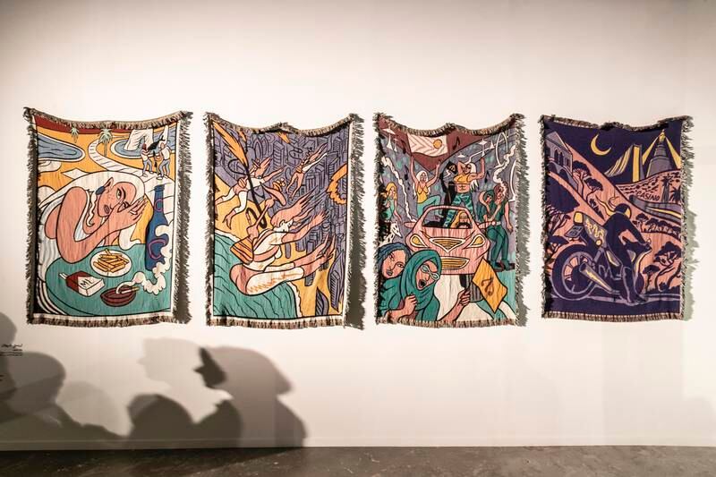 Chahwan draws inspiration from the stories that traditional rugs and carpets tell and reimagined them for the future