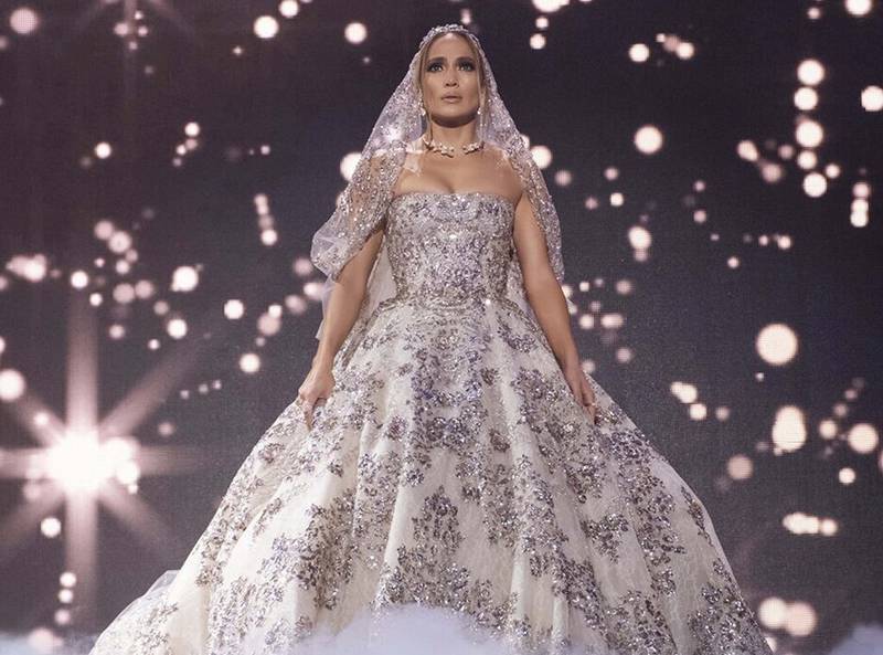 Lopez also wore Zuhair Murad for the 2022 film, 'Marry Me'. Photo: Universal Pictures
