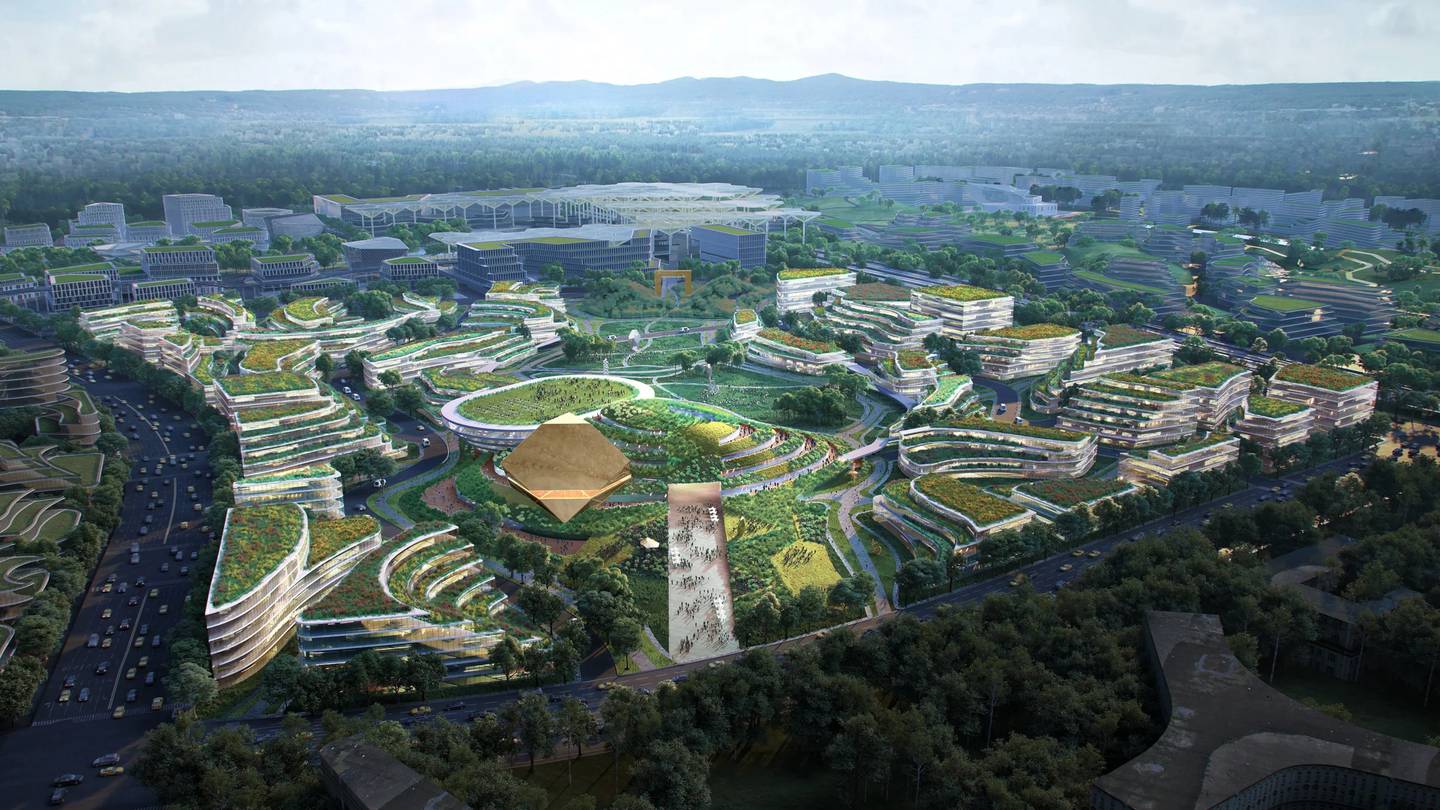 Chengdu Future City, China. Photo: OMA