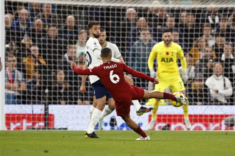 Thiago Alcantara - 6. The 31-year-old had a fine spell in the first half when his passing caused Spurs problems. He was less effective after the break. AP Photo 