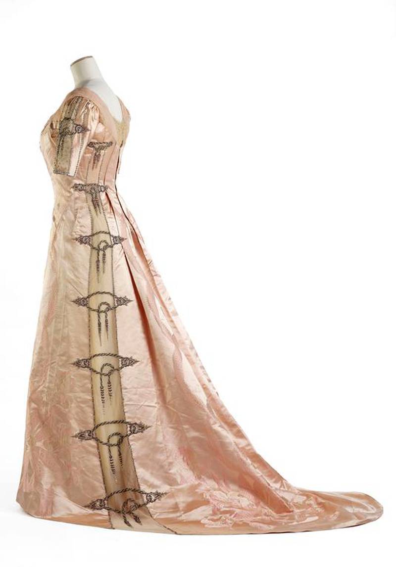 Swarovski will have a special show in Dubai to celebrate it’s 120th anniversary and showcase new works. Shown here is a 1910 gown by Charles Frederick Worth. Courtesy Swarovski 