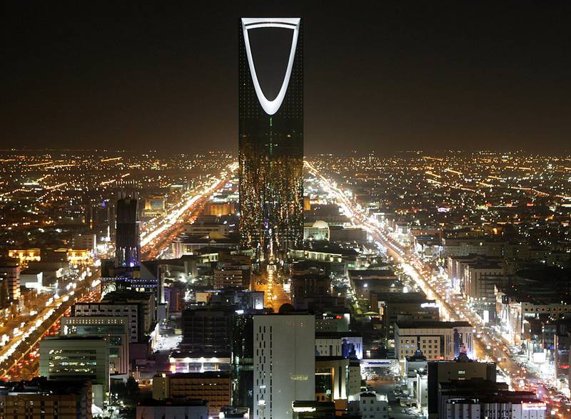 The Riyadh skyline. Saudi Arabia is aiming to attract investments worth $32 billion to its mining and minerals sector. Ali Jarekji / Reuters
