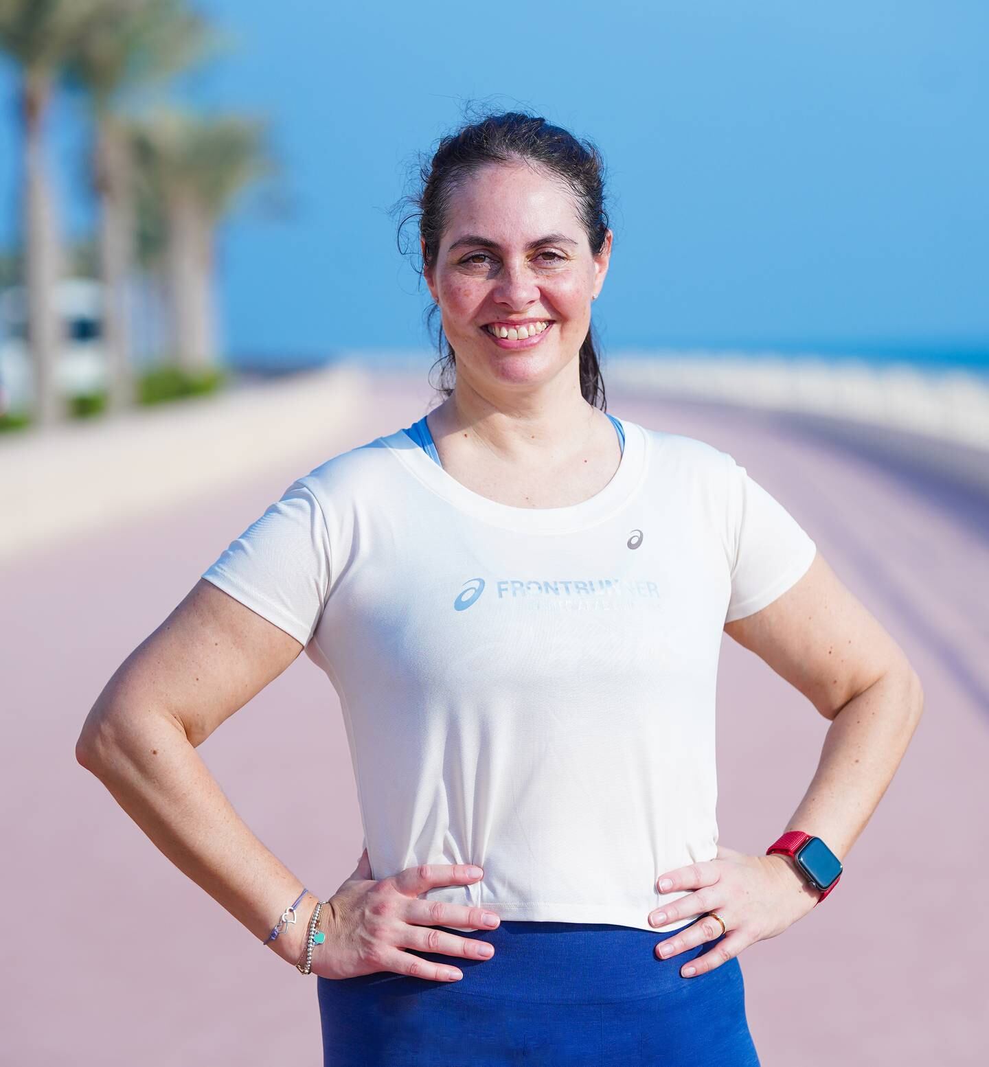 Valerie Fagerholt-Ramadan: 'No matter what life throws at me, I have a tried-and-tested way to keep myself strong'. Photo: Asics