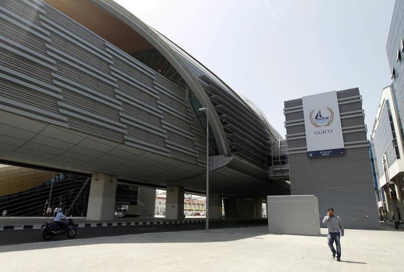 The GGICO Metro station named after the Al Sari-owned Gulf General Investments Co, in the Dubai neighbourhood of Garhoud. RTA hopes to sell naming rights to many more of the stations on the Green and Red lines. Reuters
