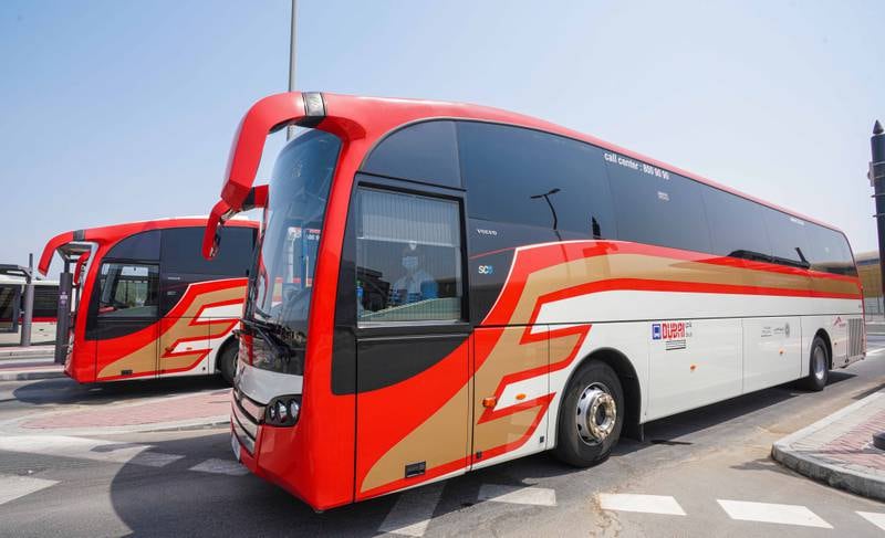 Commuters between Dubai and Abu Dhabi will have three bus services available. Photo: RTA