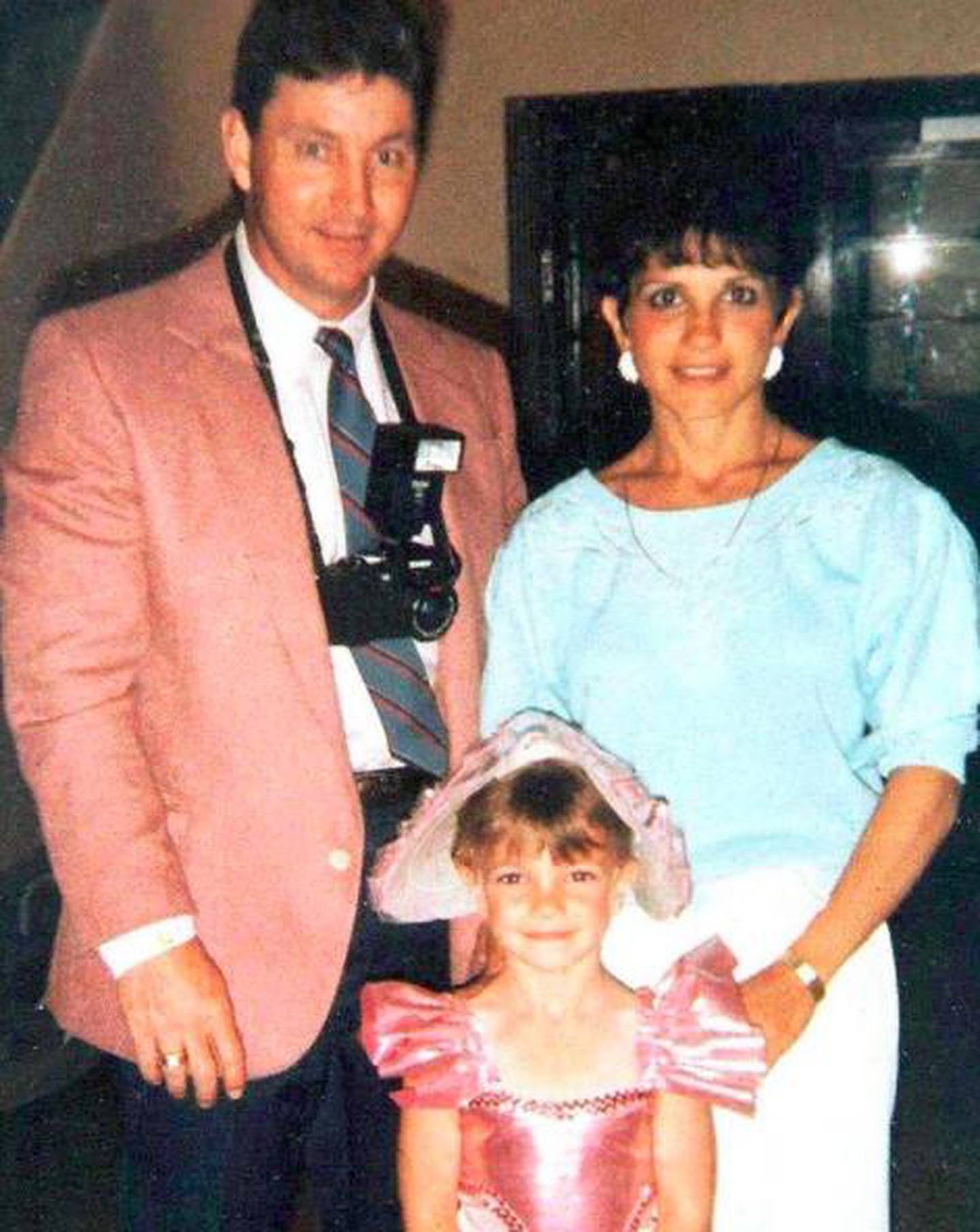 A young Britney Spears with her father, Jamie Spears and mother Lynne Spears. Instagram / Britney Spears 