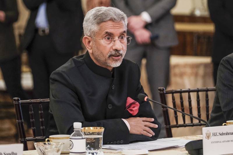 India's External Affairs Minister Subrahmanyam Jaishankar dismissed what he called 'a lot of arguments from Europe'. AP