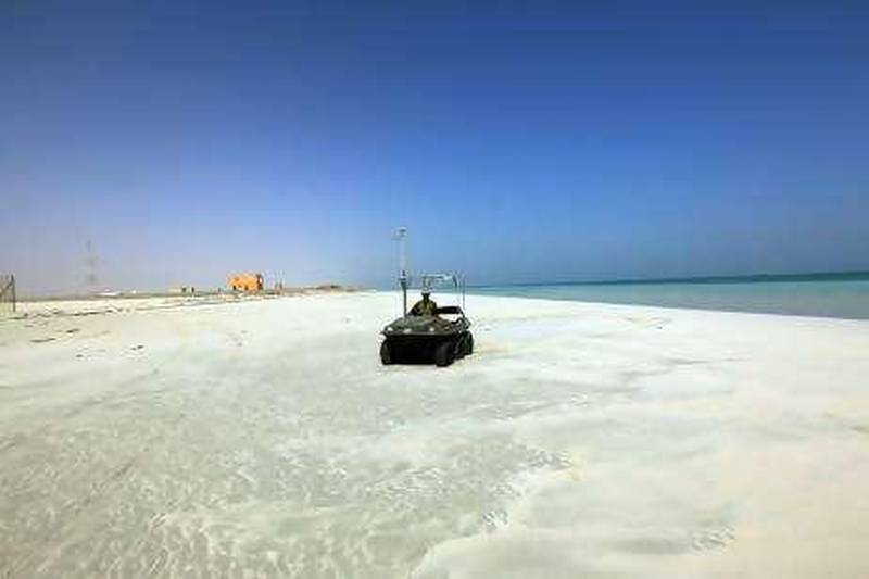 25July 2010 - Al Ruwais - Desolate site on coast Braka in western region where Abu Dhabi will build its first nuclear reactors. Ravindranath K / The National