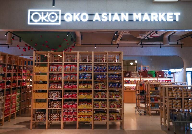 QKO Asian Market inside Huna Yas. Victor Besa / The National