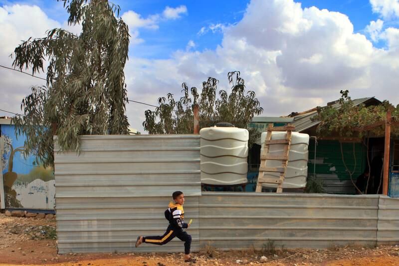 A Syrian child at Zaatari. EPA