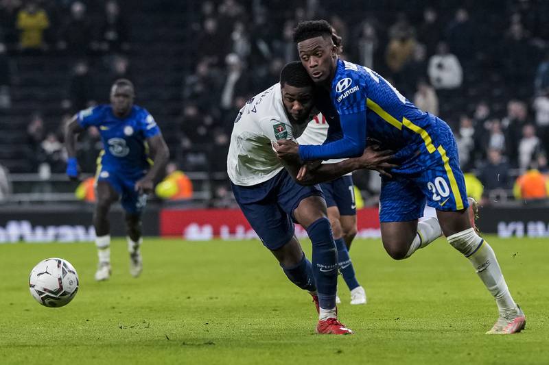Japhet Tanganga 5 – Did not look comfortable in his defensive duties, failing to track Rudiger on multiple set pieces, which led to the Chelsea defender scoring. AP Photo