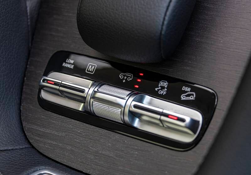 A series of controls allow you to raise and lower the vehicle