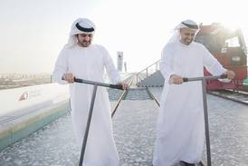 Etihad Rail: tracks between Abu Dhabi and Dubai now linked