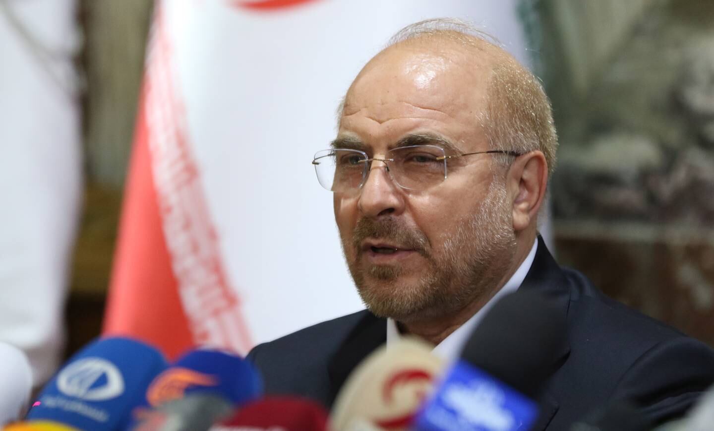 Could Iranian Parliament Speaker Mohammad Baqer Qalibaf be the man to lead the country. EPA