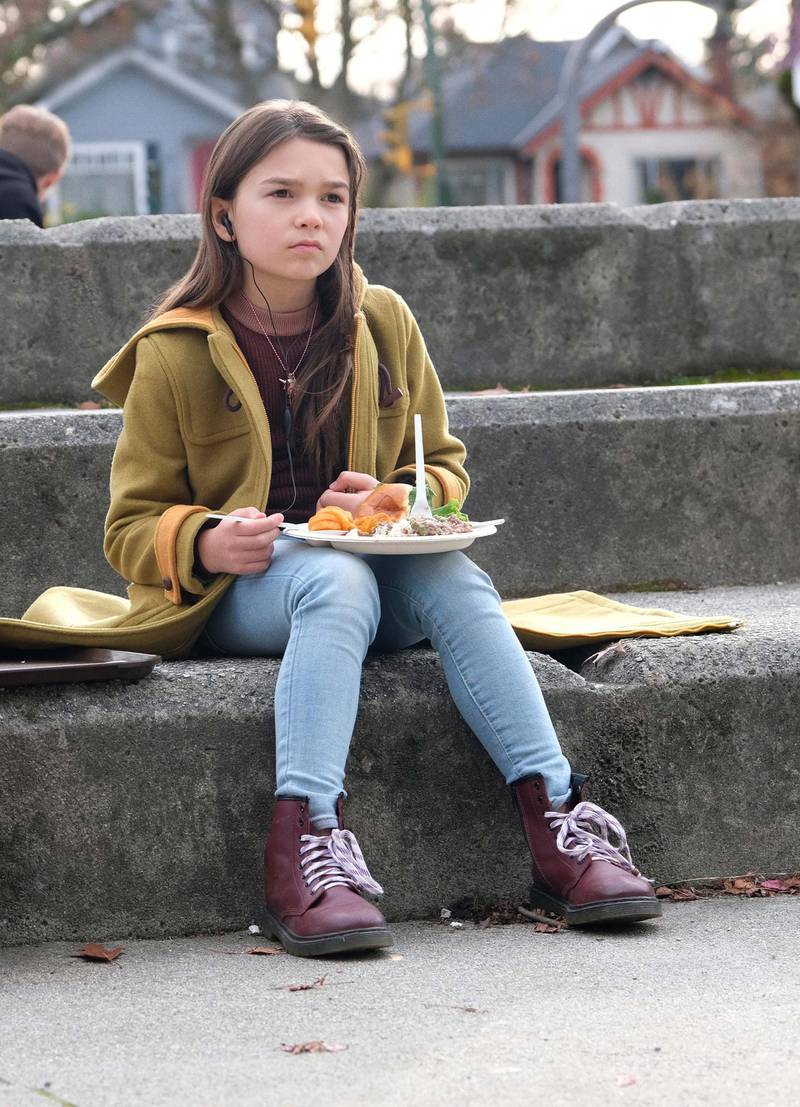 Brooklynn Prince plays a young, curious journalist in 'Home Before Dark'. Courtesy Apple TV+