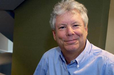 U.S. economist Richard Thaler, who has won the 2017 Nobel Economics Prize, poses in an undated photo provided by the University of Chicago Booth School of Business in Chicago, Illinois, U.S. October 9, 2017.  University of Chicago Booth School of Business/Handout via REUTERS. THIS IMAGE HAS BEEN SUPPLIED BY A THIRD PARTY. HIS PICTURE WAS PROCESSED BY REUTERS TO ENHANCE QUALITY. AN UNPROCESSED VERSION HAS BEEN PROVIDED SEPARATELY. NO RESALES. NO ARCHIVES     TPX IMAGES OF THE DAY