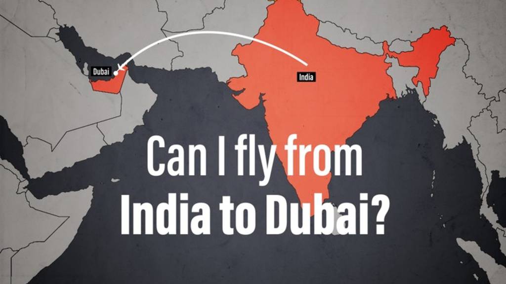 Can I fly from India to Dubai and what are the travel requirements?