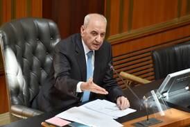Nabih Berri during a parliamentary session in Beirut. Reuters