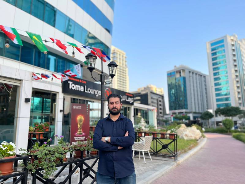 Muhammad Sharida said they are expecting plenty of fans for the World Cup matches at Toma Lounge in Barsha Heights. Image: Toma Lounge