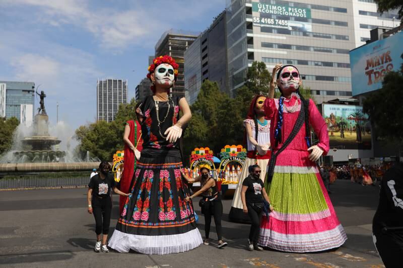 Despite its rather sombre-sounding backstory, Day of the Dead isn’t seen as a solemn occasion in Mexico. EPA