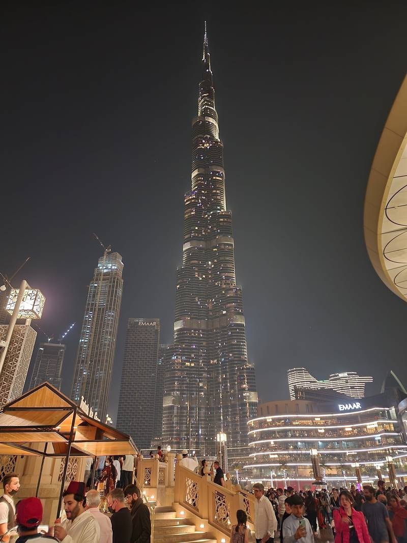 A view of Burj Khalifa captured with S22 Ultra 5G, which has four cameras, the biggest being a 108MP wide-angle sensor. Photos by Alvin R. Cabral