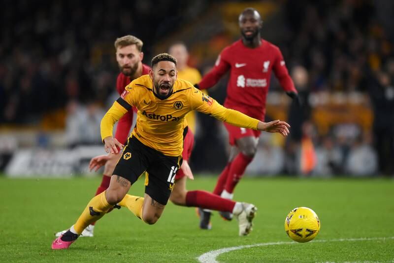 Matheus Cunha (Otto, 64) 6 - Smashed an effort over the bar when inside the box late on. Provide an injection of energy into the side. Daniel Podence (Moutinho, 64) 5 - Didn’t trouble Joe Gomez. 


Getty