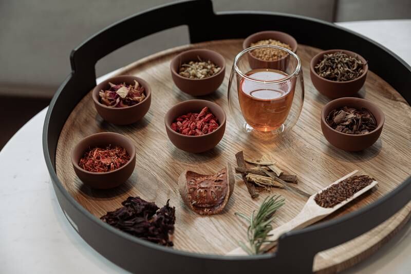 Each day, time is set aside to stop and enjoy the special blends served at RAKxa Cha, many of which are brewed using herbs from the retreat’s organic garden 