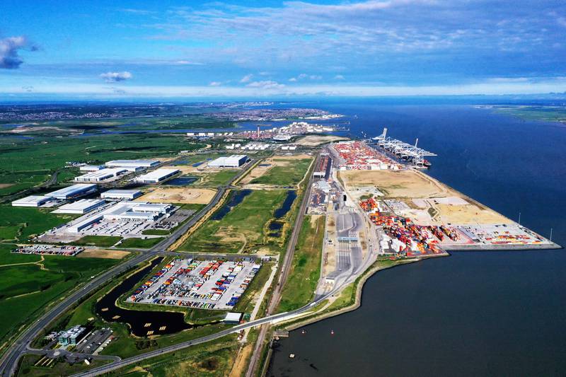London Gateway, operated by DP World, handled more than one million TEUs in the first six months of this year. Photo: DP World