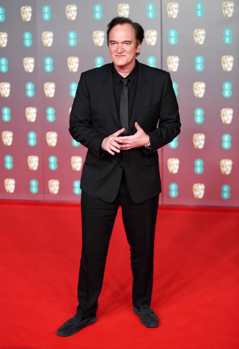 Quentin Tarantino arrives at the 2020 EE British Academy Film Awards at London's Royal Albert Hall on Sunday, February 2. EPA