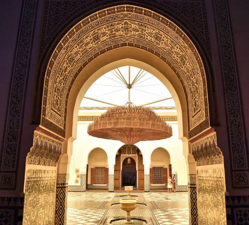 Moroccan Islamic architecture - Marrakech Museum. Courtesy Ronan O’Connell