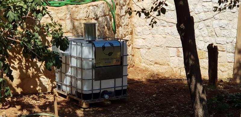 The Lebanese company collects food waste on site at residence, farms, villages and hotels to ensure that the bio waste can be effectively used as fertiliser for agriculture. Photo: Compost Baladi