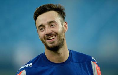 James Vince smiles during a nets session. Gareth Copley / Getty Images