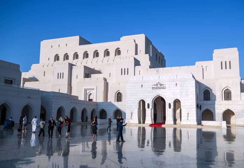 Oman's Royal Opera House of Musical Arts in Muscat.