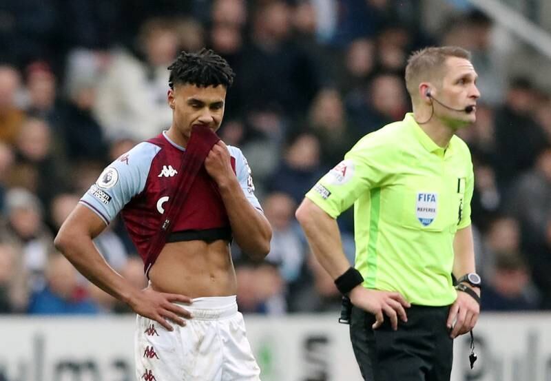 Ollie Watkins - 5: Well marshalled by Newcastle in first half and barely touched the ball. Thought he had headed home leveller only for extremely tight VAR offside call. Reuters