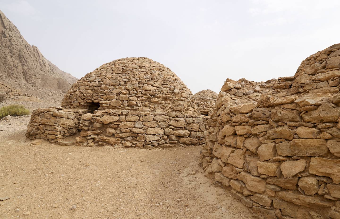 The 5,000-year-old beehive-shaped Jebel Hafeet Tombs were named on the Unesco World Heritage List in 2011.