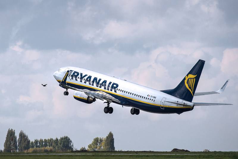Ryanair said its passenger numbers dropped by 7 per cent in December, compared with November. AFP